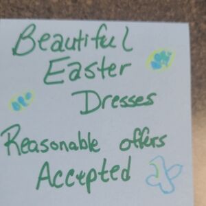 Easter Dresses for Kids - Blue and Yellow